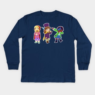 Meme Girls Kids Long Sleeve T-Shirt